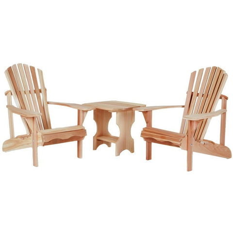 3pc. Adirondack Table/Chair Set ST24U-Set - Buy Online at YardEpic.com