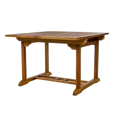 Butterfly Extension Teak Table 50 68 or 75 inches