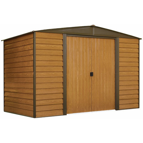 Woodridge Shed, 10x6, Steel, Sliding Doors - Buy Online at YardEpic.com