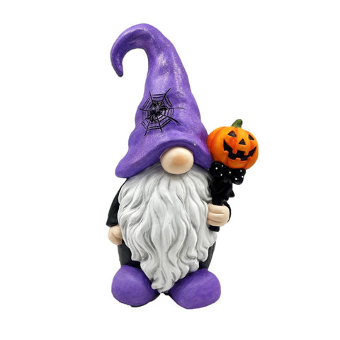 Halloween Garden Gnome Decorations "The Hobglobins" with Hats