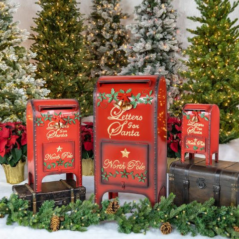 Set of Christmas Mailboxes | Letters for Santa