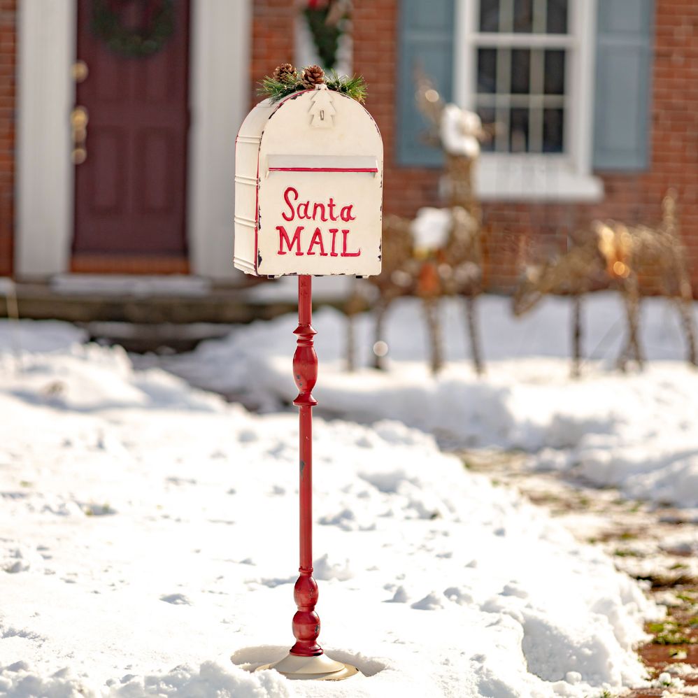 Set of Christmas Mailboxes | Letters for Santa – YardEpic