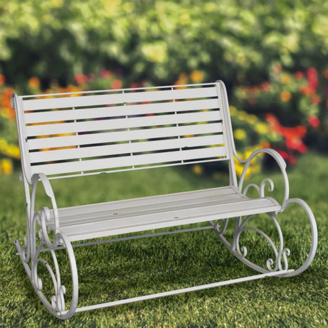 Iron Rocking Bench Arm Chair & Swing Benches "Monte Carlo 1968"