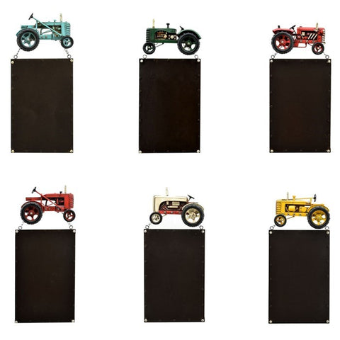 Iron Tractor Hanging Magnetic Note Boards Farmhouse Decor