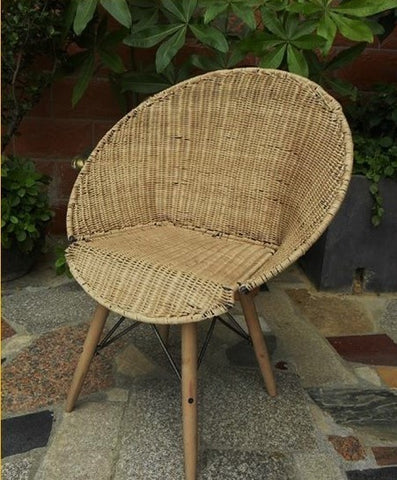 Lesera Round Natural Rattan Chair