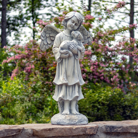 Magnesium Angel Statues in White or Bronze | 7 Designs!
