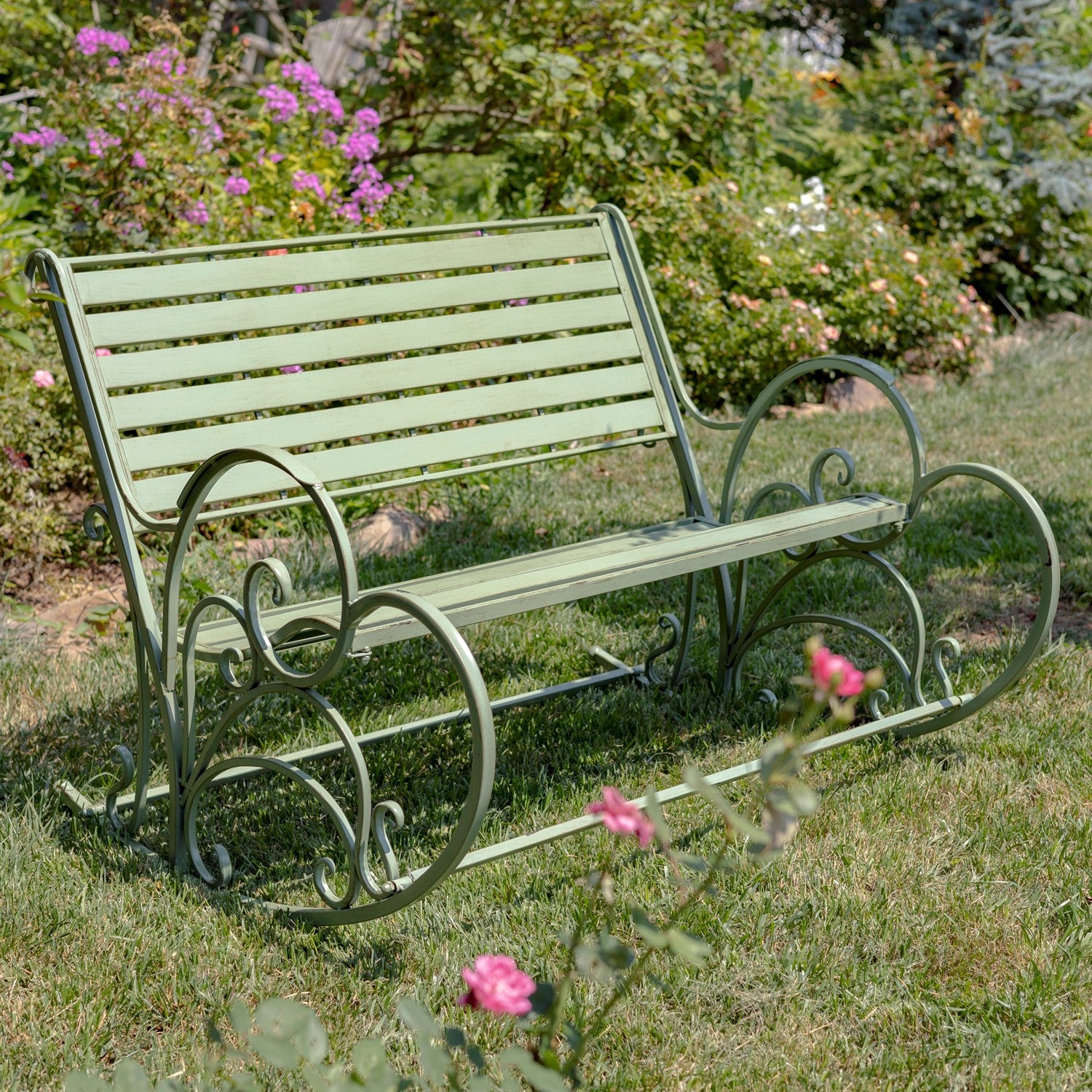 Iron Rocking Bench Arm Chair & Swing Benches