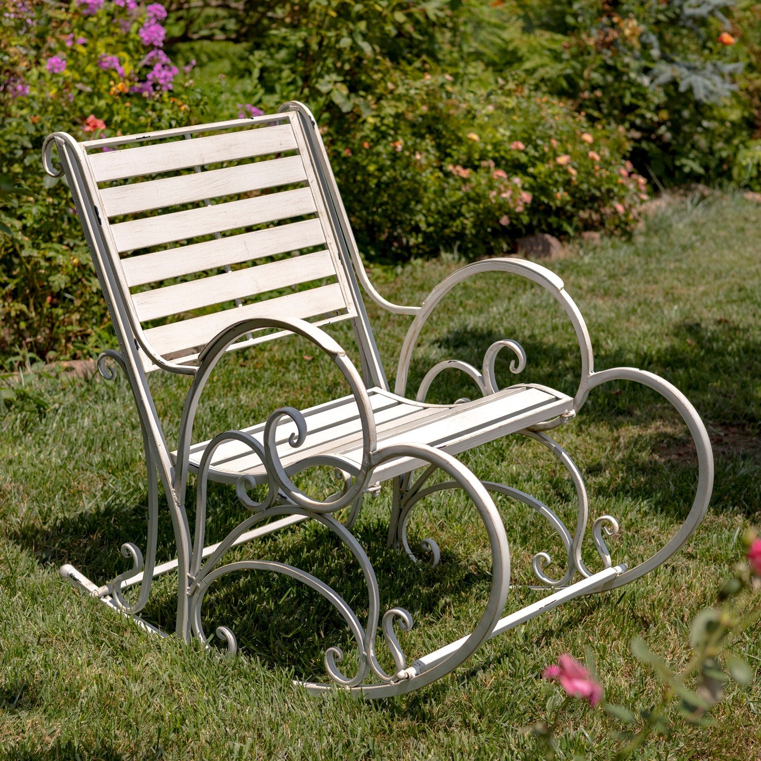 Iron Rocking Bench Arm Chair & Swing Benches