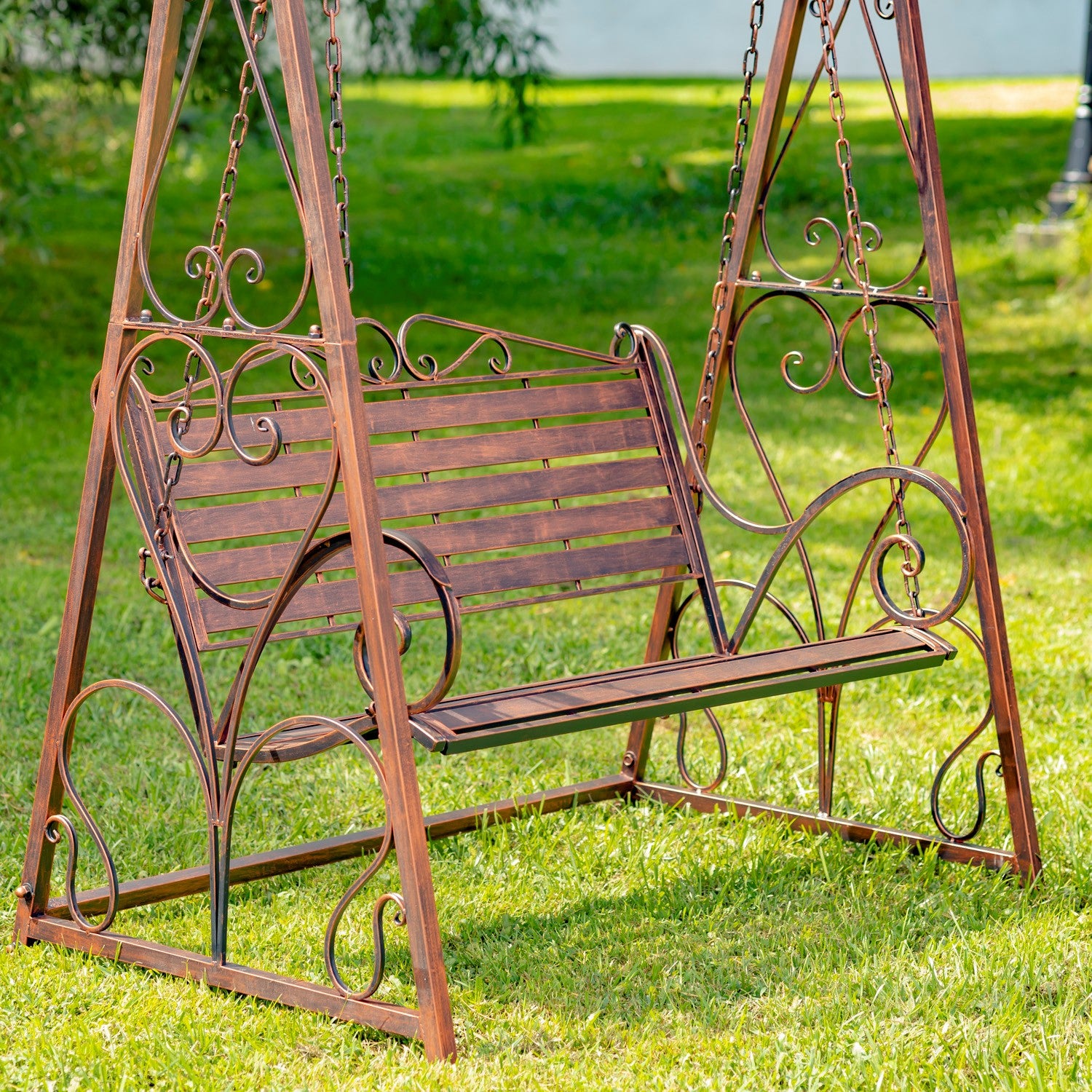 Iron Rocking Bench Arm Chair & Swing Benches