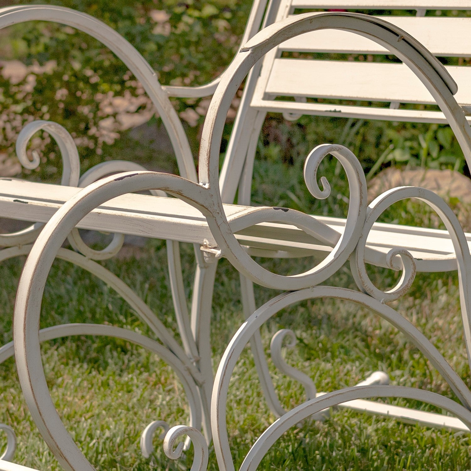 Iron Rocking Bench Arm Chair & Swing Benches