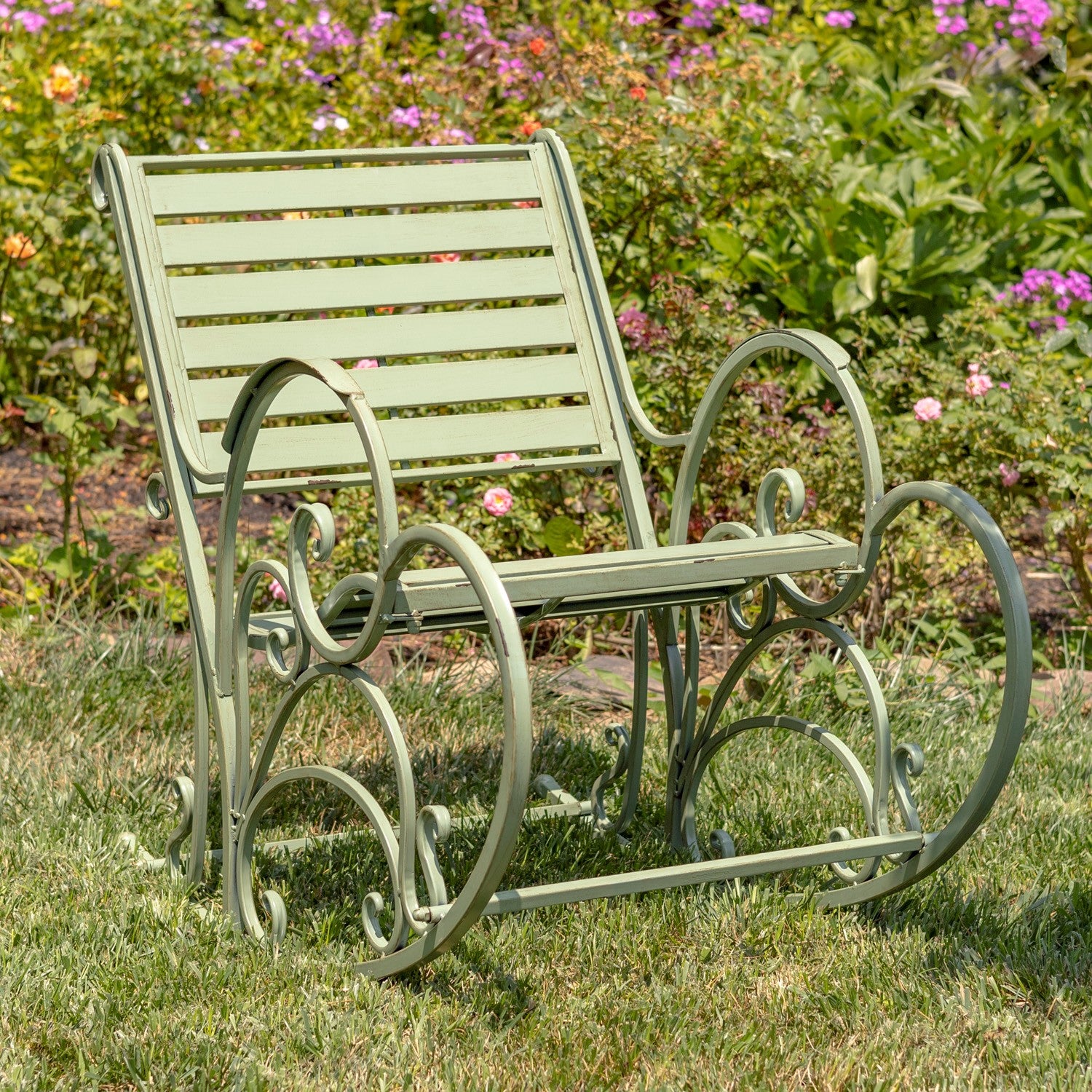 Iron Rocking Bench Arm Chair & Swing Benches