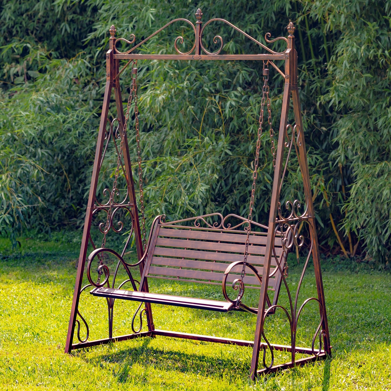 Iron Rocking Bench Arm Chair & Swing Benches