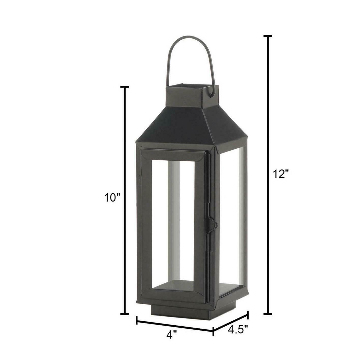 Square Top Lantern Candle Holders Metal Lantern Tall Lantern YardEpic