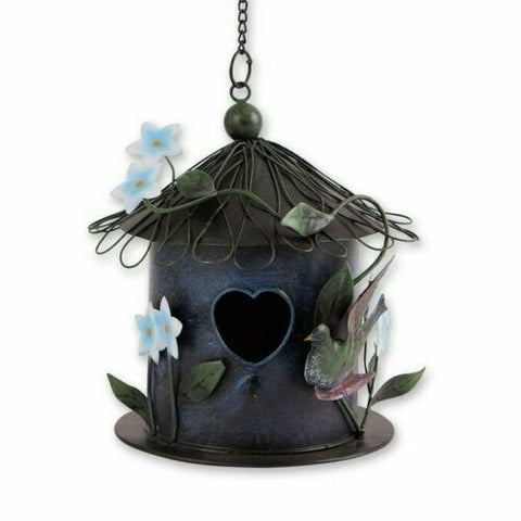 Metal Birdhouses | with Hanging Chain | Cottages